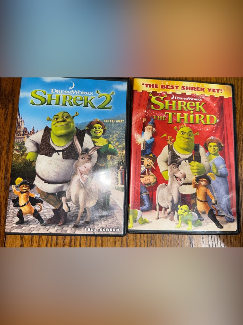 Shrek DVD Movie Lot Bundle Shrek 2 & Shrek the Third DreamWorks